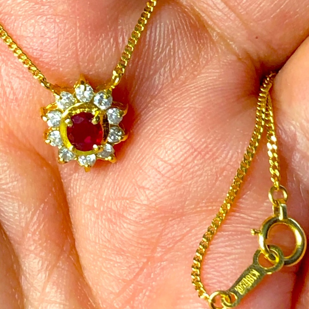 💯authentic ruby necklace - Picture 3 of 11